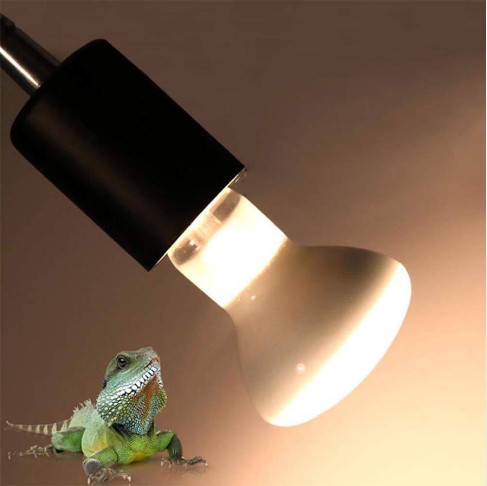 100W Basking Spot Heat Lamp Bulbs, 110V Reptile Mercury Vapor Bulbs Soft White Poly Sand Light Dome Bulb for Reptile and Amphibi